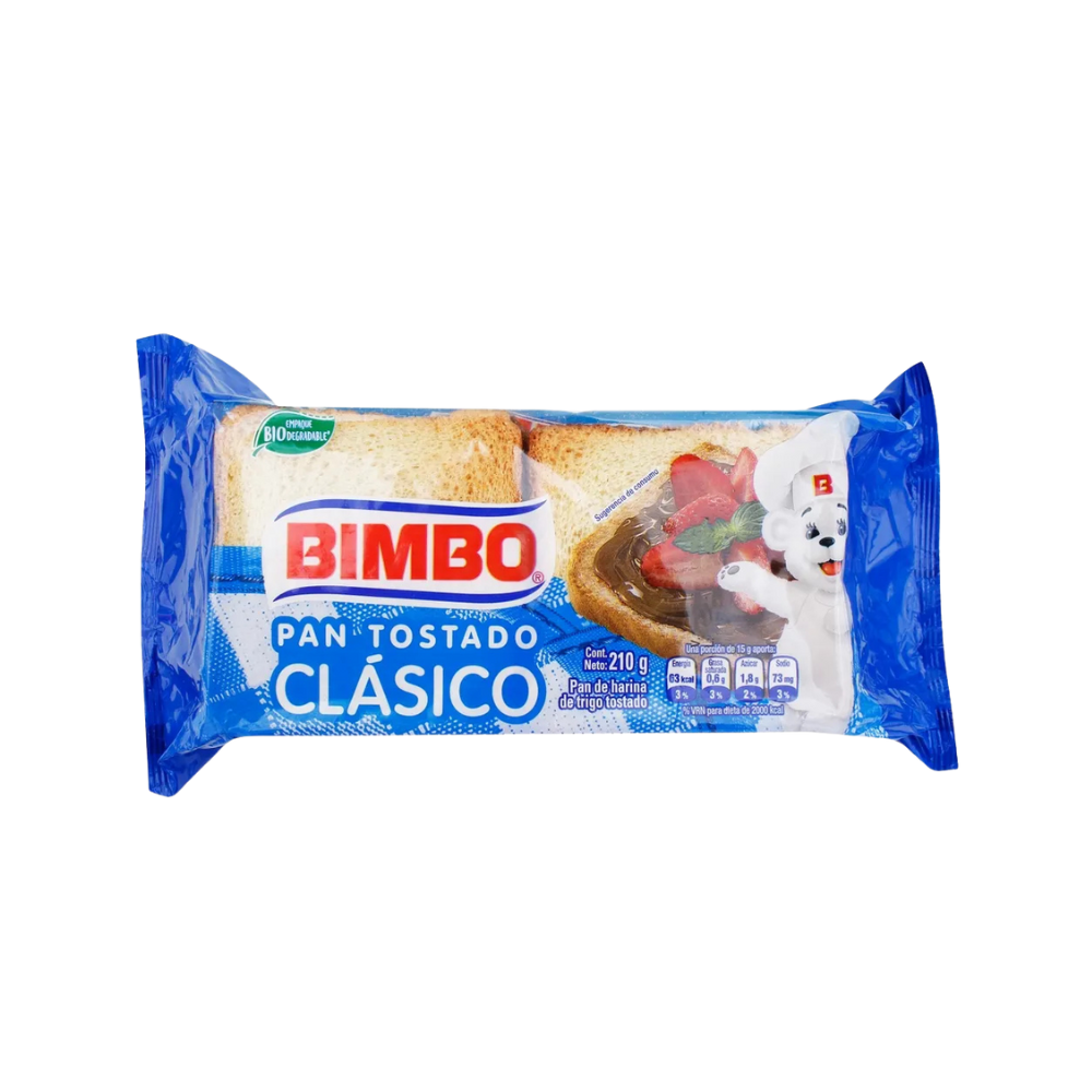 Pan Tostado Bimbo 210g