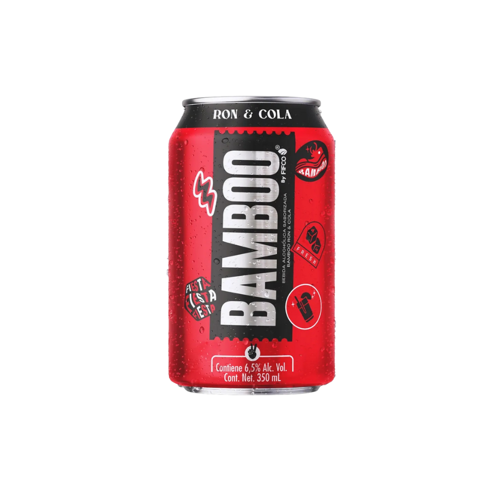 Bamboo Ron con Coca 350mL