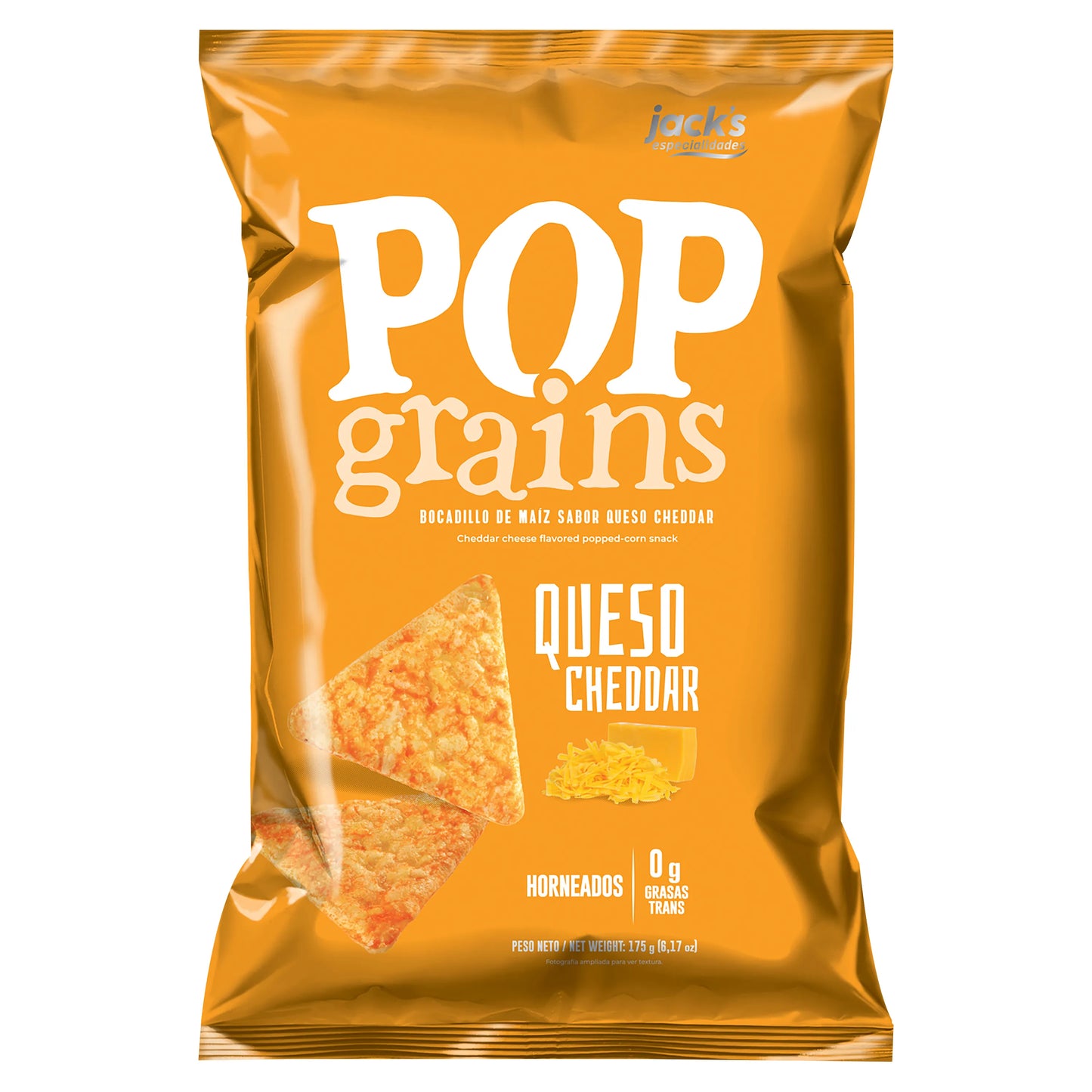 POP Grains Queso Cheddar 175g