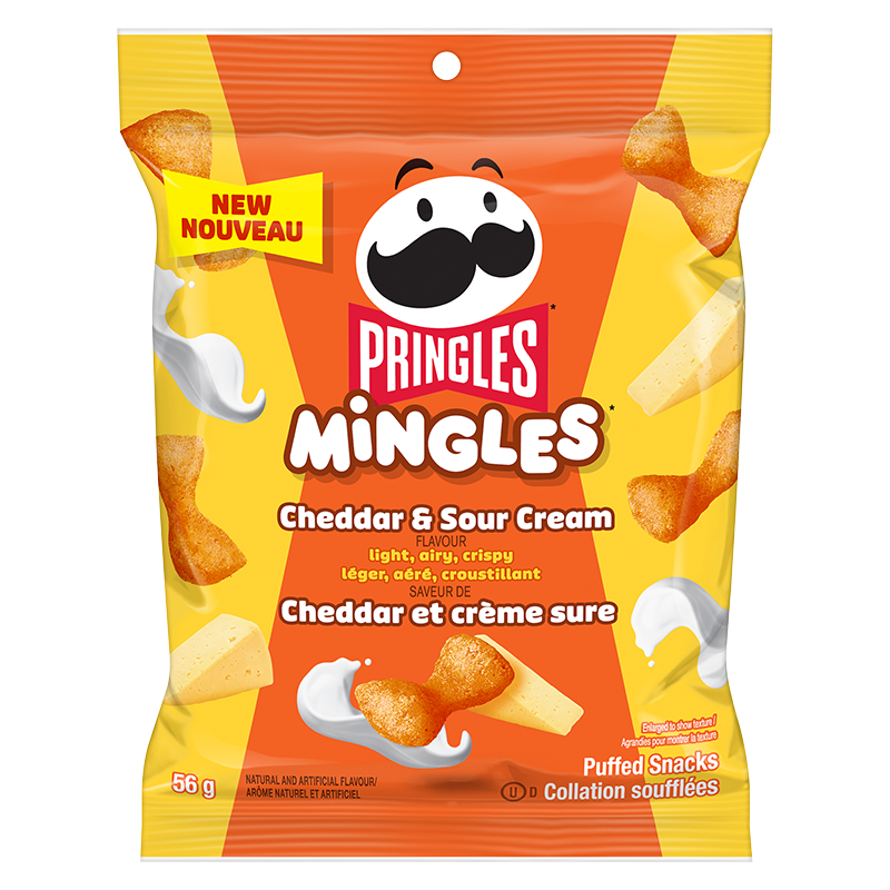 Pringles Mingles Cheddar and Sour Cream 155g