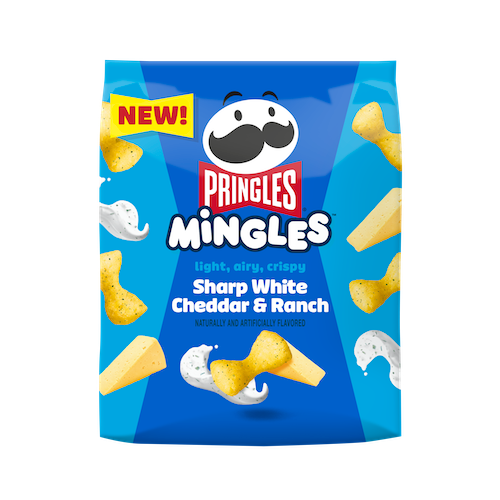 Pringles Mingles Sharp White Cheddar and Ranch 155g