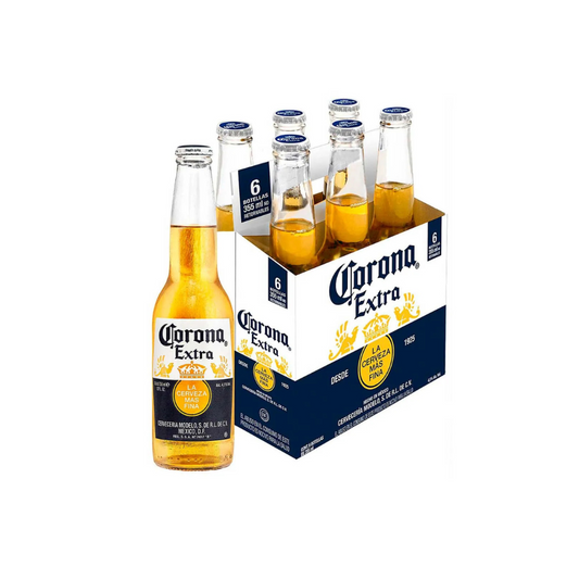 Cerveza Corona 6pack Botella 355mL c/u
