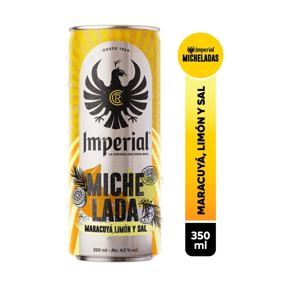 Michelada maracuyá, limón y sal
