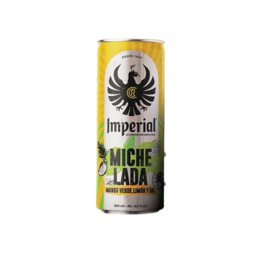 Cerveza Imperial Michelada Mango, verde, limón y sal 350mL