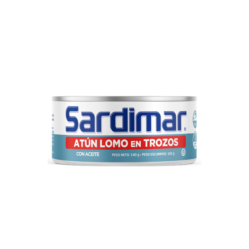 Atún Sardimar Lomo en trozos 140g