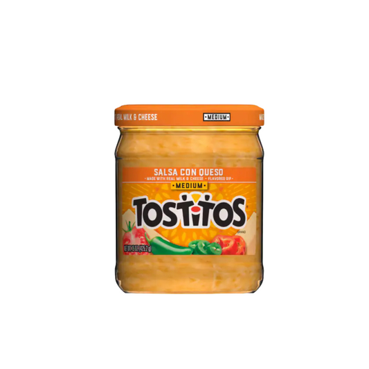 Salsa con queso Tostitos dip picante medio 452g