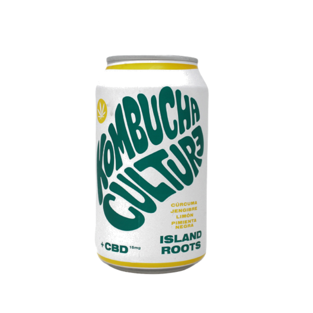 Kombucha Culture Island Roots 355mL +CBD