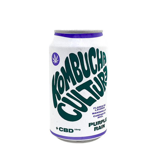Kombucha Culture Purple Rain 355mL + CBD