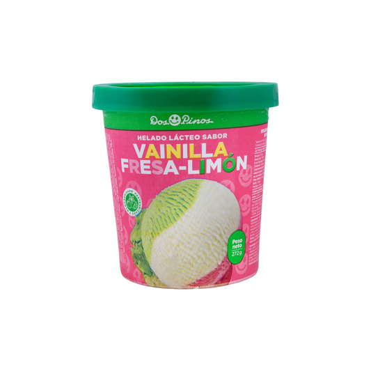 Helado Vainilla, Fresa, Limón Pinta