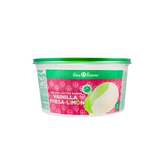 Helado Vainilla, Fresa, Limón 1/2 Pinta