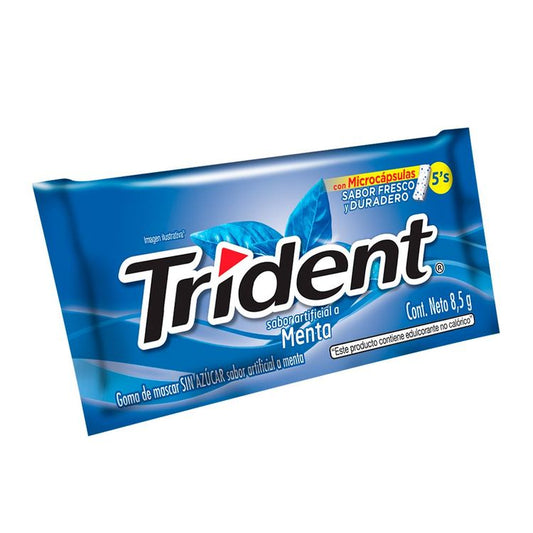 Trident Chicle 5uds Menta