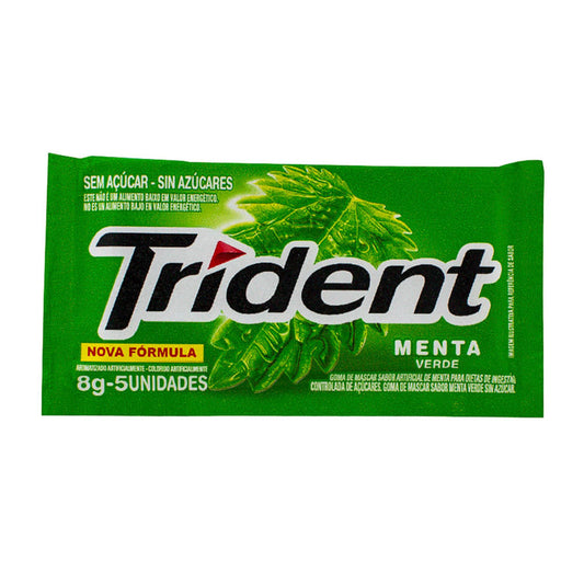 Trident Chicle 5uds Menta Verde